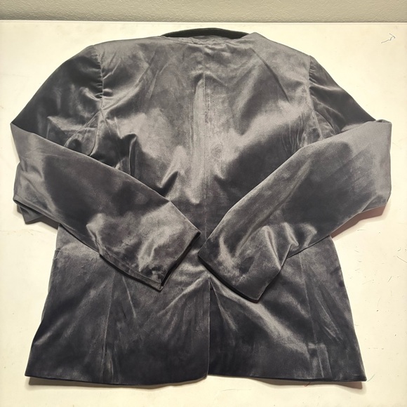 Dolce Cabo Charcoal Satin Jacket - Picture 9 of 9